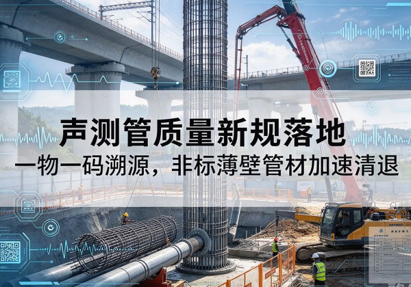 固阳声测管质量新规落地，一物一码溯源，非标薄壁管材加速清退